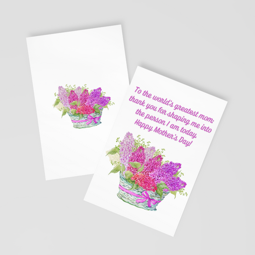 World's Greatest Mom | Mother's Day Greeting Card - LOCAL FIXTURE