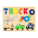 Mud Pie TOYS TRUCK BUSY BOARD PUZZLE