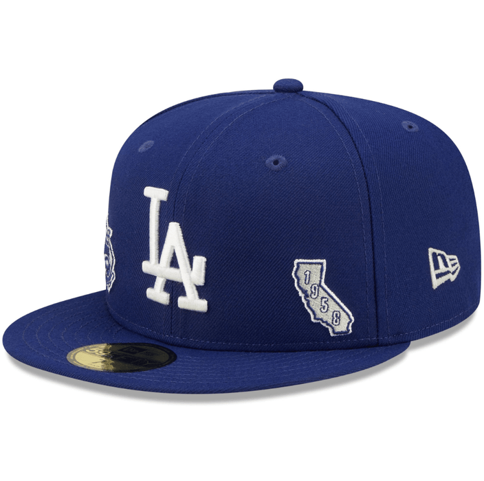 NEW ERA HATS 7 1/8 Los Angeles Dodgers Authentic Collection 59Fifty Fitted Identity