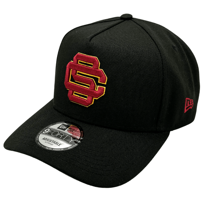 NEW ERA HATS Men's New Era Royal Vintage USC Black 9FORTY Adjustable Hat