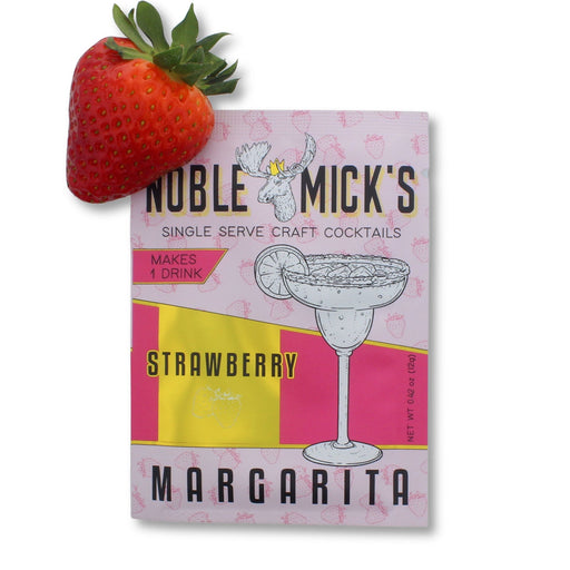 NOBLE MICKS BAR Single Serve Craft Cocktail | Strawberry Margarita