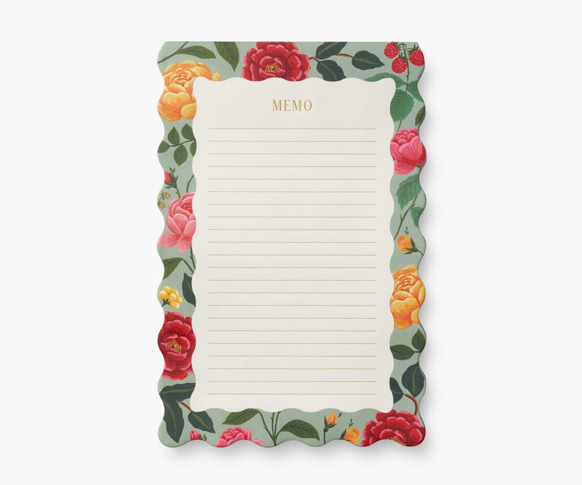 Large Memo Notepad | Roses - LOCAL FIXTURE