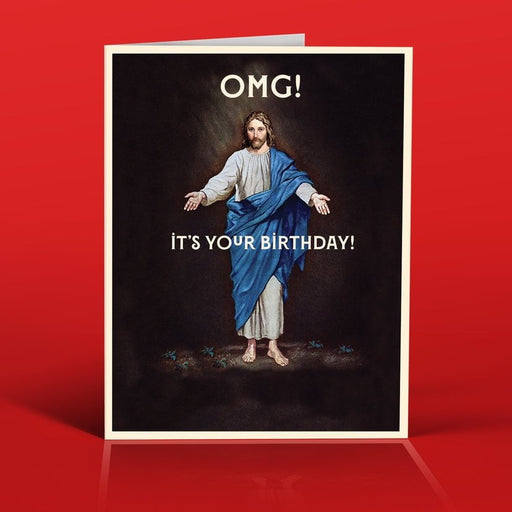 OFFENSIVE + DELIGHTFUL CARDS Jesus Bday Card