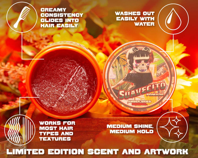 Suavecito Original Hold Pomade | Amber Skies