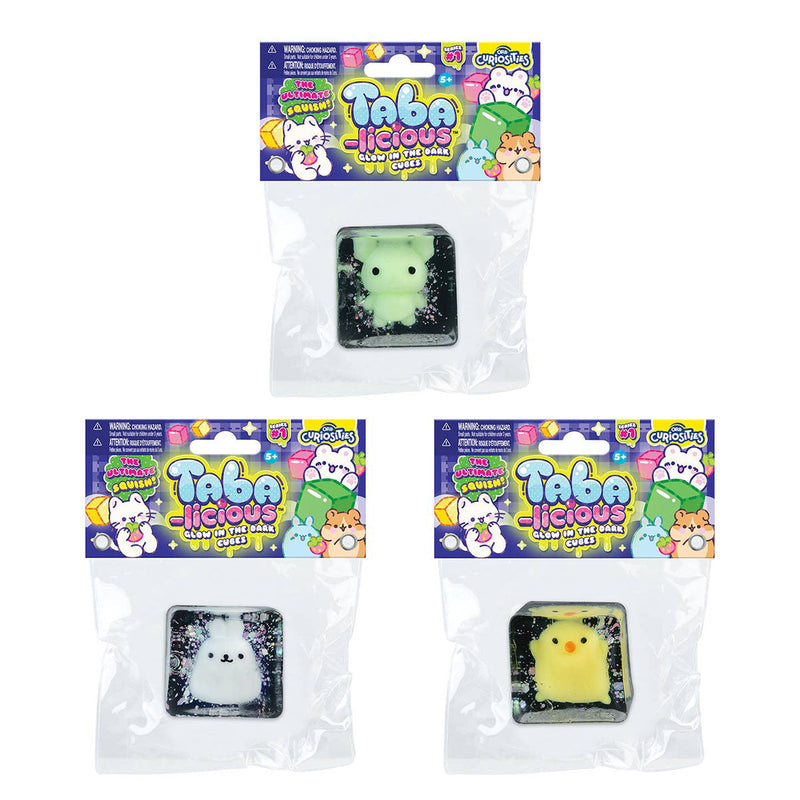 Taba-licious Glow in the Dark Cubes packaging