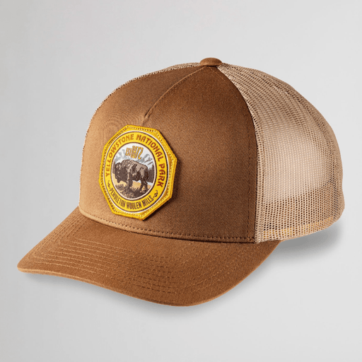 PENDLETON HATS Dark Tan Yellowstone National Park Trucker Hat