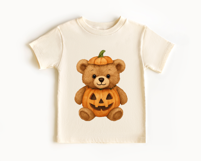 Pumpkin Teddy Toddler T-Shirt