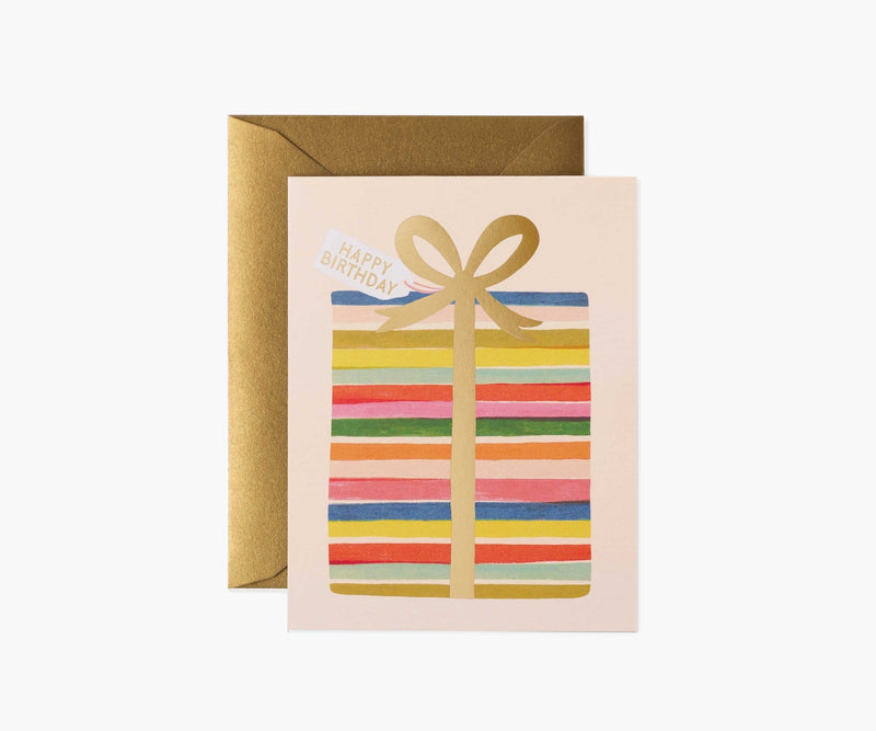RIFLE PAPER COMPANY CARDS Feliz Birthday Present Card