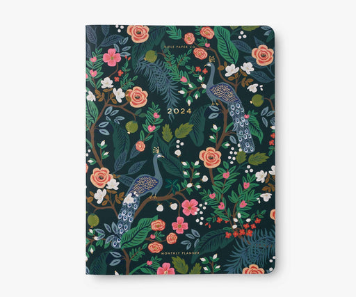 RIFLE PAPER COMPANY Notebook Peacock | 2024 12-Month Appointment Notebook