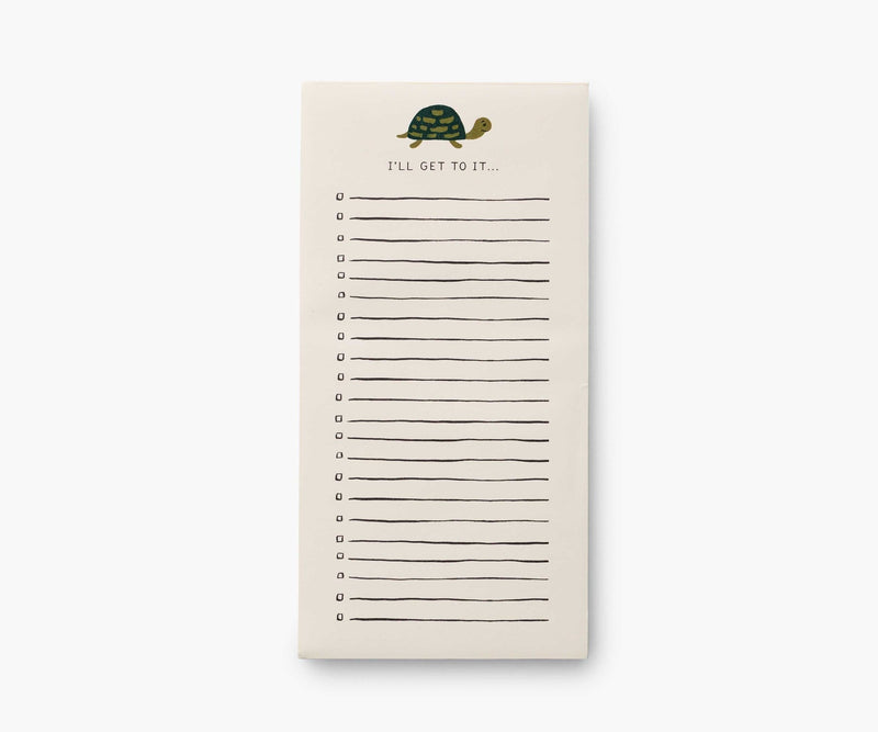 RIFLE PAPER COMPANY NOTEPAD I'll Get To It Market Pad