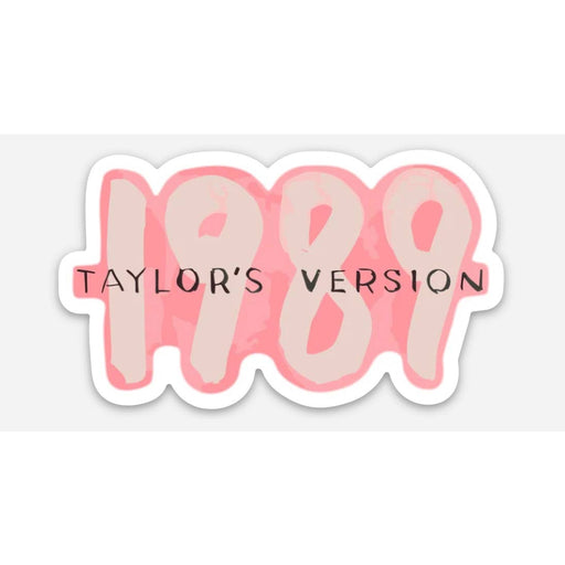 SHOP TRIMMINGS STICKER 1989 Pink Taylor'S Version Sticker