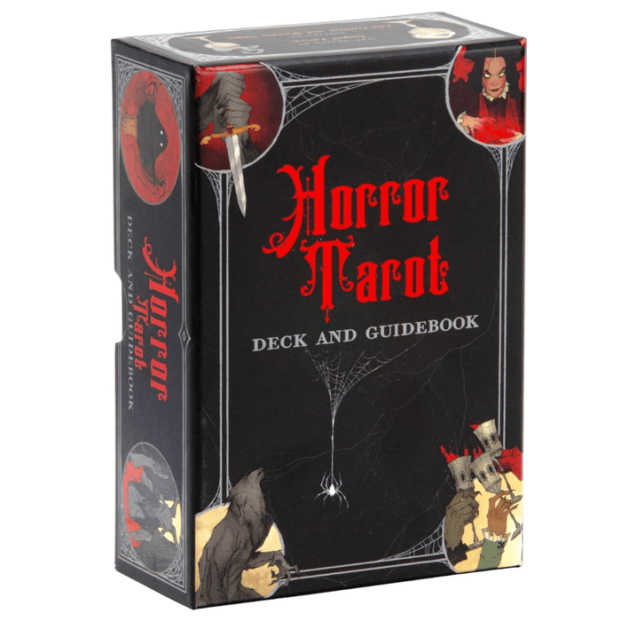 SIMON & SCHUSTER BOOK Horror Tarot Deck and Guidebook