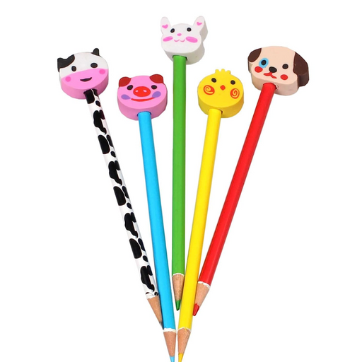 SIMON & SCHUSTER coloring book Highlights: Hidden Pictures: Fun on the Farm (Pencil Toppers)