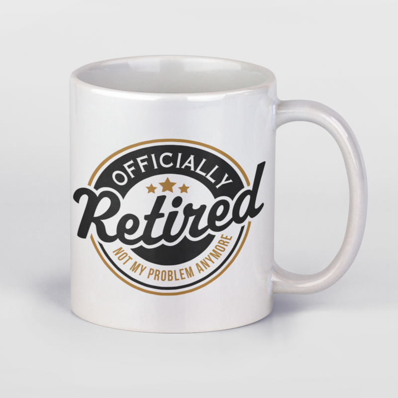 Officially Retired Mug