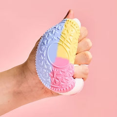 SqueezeSquad Taba Deluxe Premium Silicone Squishy Fidget Toy - Sandwich Cookie