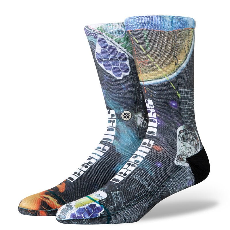STANCE SOCKS LARGE Beastie Boys X Stance M485A Poly Crew Socks