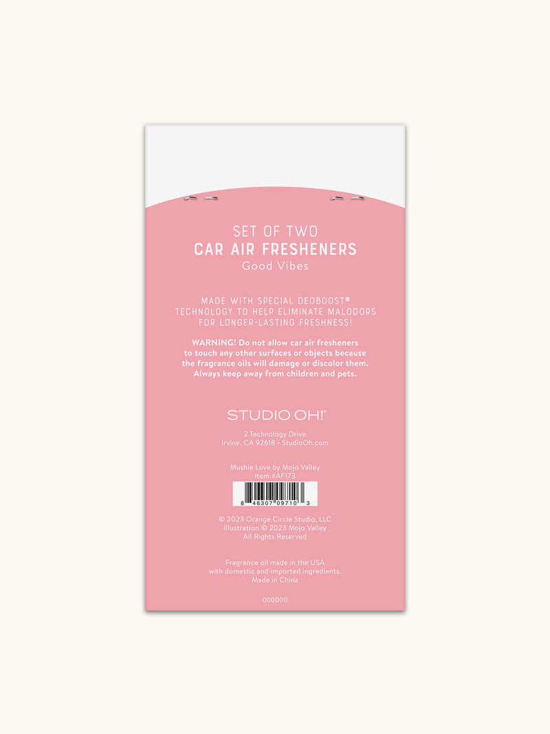 STUDIO OH! AIR FRESHENER MUSHIE LOVE CAR AIR FRESHENER