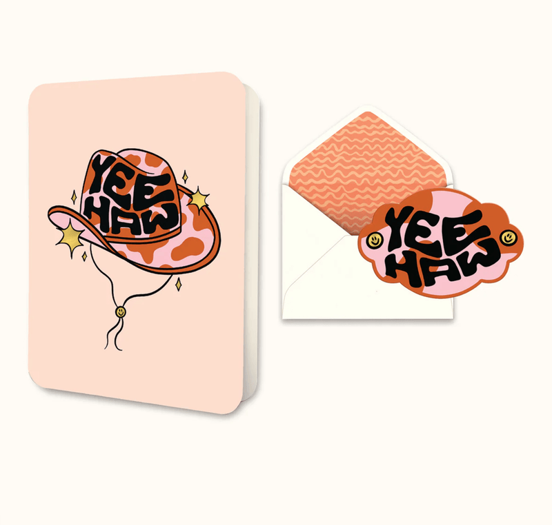 STUDIO OH! CARD Yea Haw Deluxe Greeting Card