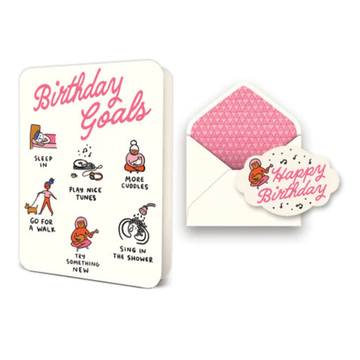 STUDIO OH! CARDS Birthday Goals Deluxe Greeting Card