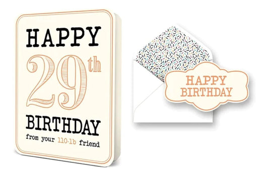 STUDIO OH! CARDS Happy 29th Birthday Deluxe Greeting Card