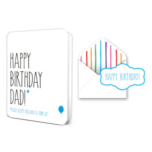 STUDIO OH! CARDS Happy Birthday Dad Deluxe Greeting Card