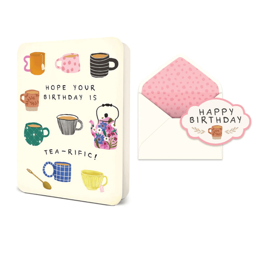 STUDIO OH! CARDS Tea-rific Birthday Deluxe Greeting Card