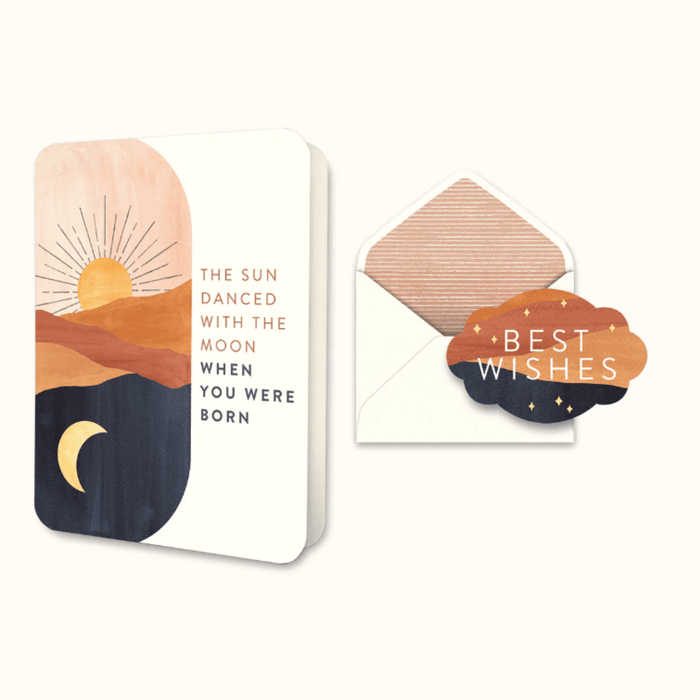 STUDIO OH! CARDS The Sun Danced with the Moon Deluxe Greeting Card