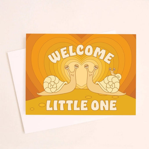 SUNSHINE STUDIOS CARDS Welcome Little Snail Card