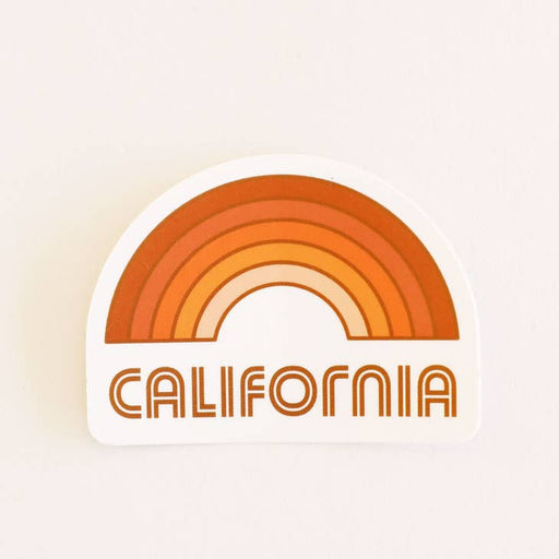 SUNSHINE STUDIOS STICKER California Rainbow Sticker