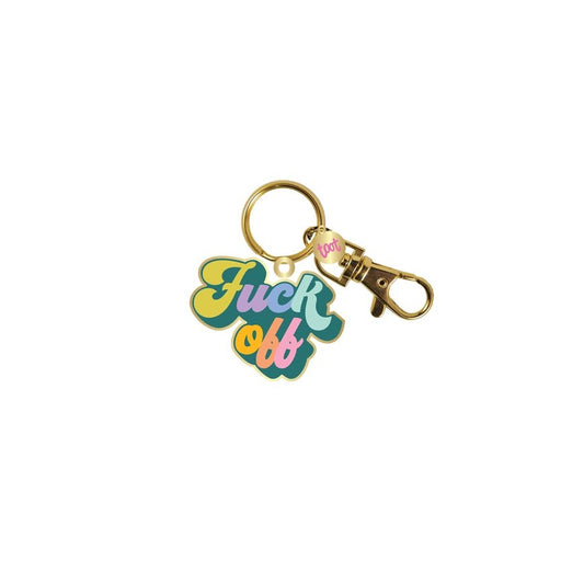 TALKING OUT OF TURN Keychain Fuck Off | Key Charm