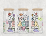 Teacher Wildflower Clear Can Glass - LOCAL FIXTURE
