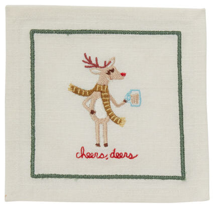 Tipsy Critters Cocktail Napkin