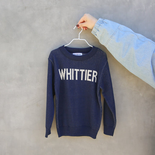 TOWN PRIDE Sweatshirt 2T Whittier Kids Classic Crewneck Sweater | Navy
