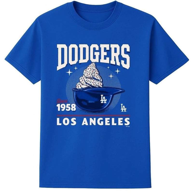 Los Angeles Dodgers Triple Swirl '47 Franklin Tee Men