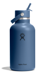 64 oz Wide Mouth with Flex Straw Cap | Harbor Blue