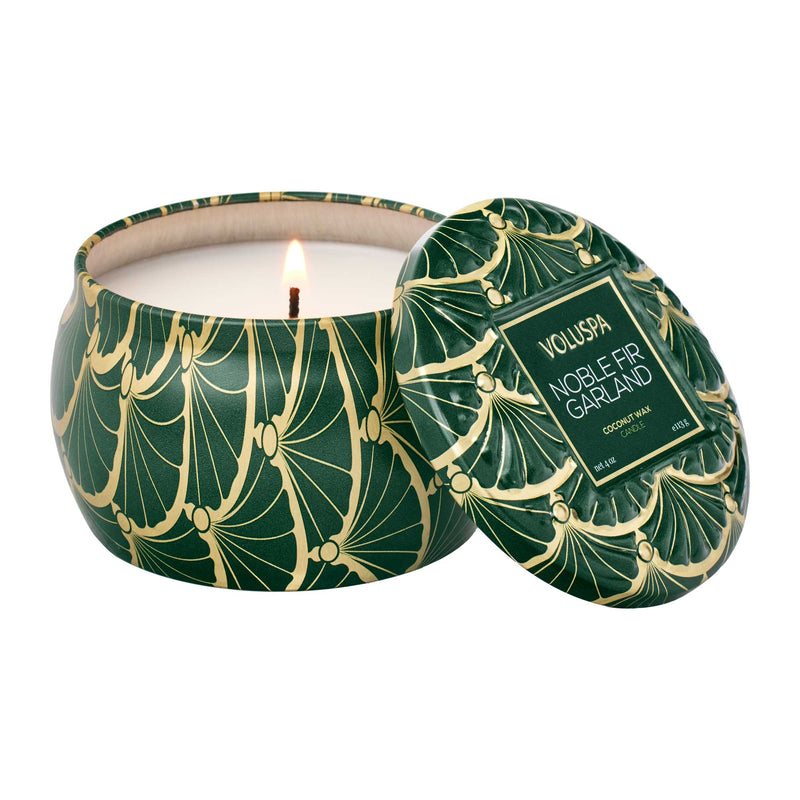 VOLUSPA CANDLE Noble Fir Garland | Mini Tin Candle