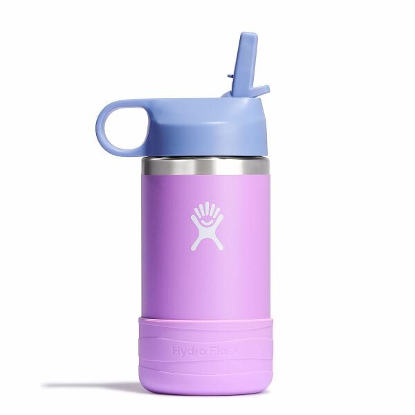 Kids 12 oz Wide Mouth Straw Cap and Boot