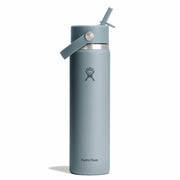 24 oz Wide Flex Straw Cap Shale Gray