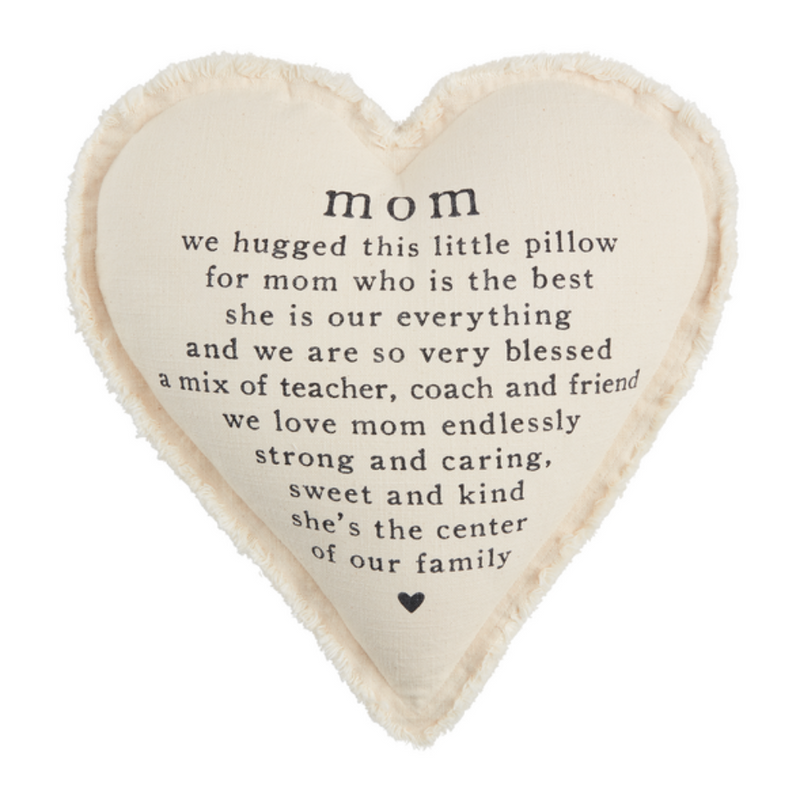 Mom Heart Pillow - LOCAL FIXTURE
