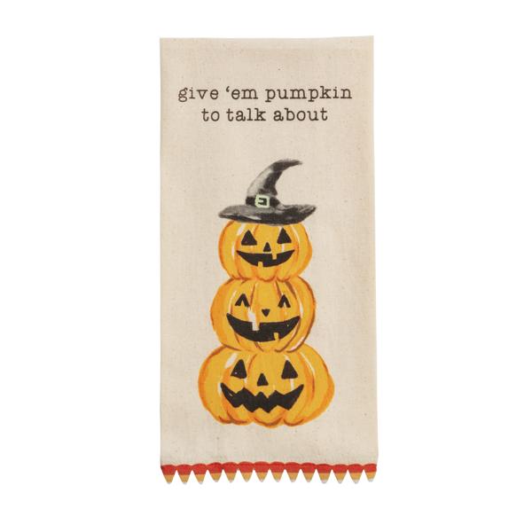 HALLOW PRINTED TOWEL