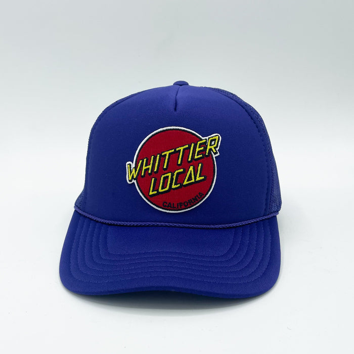 WHITTIER LOCAL Hats Royal Blue Whittier Local Santa Cruz - Foam Trucker Patch Hat