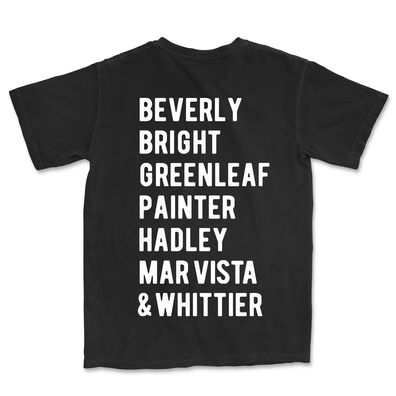 WHITTIER LOCAL SHIRTS BLACK / SMALL The Streets Of Whittier T-Shirt