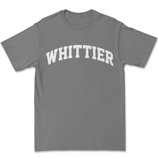 WHITTIER LOCAL SHIRTS Whittier Varsity Grey Tee
