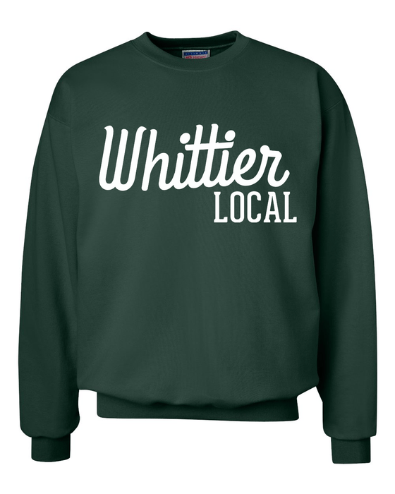 WHITTIER LOCAL Sweatshirt DEEP FOREST / SMALL Whittier Local Colored Hanes Sweatshirt