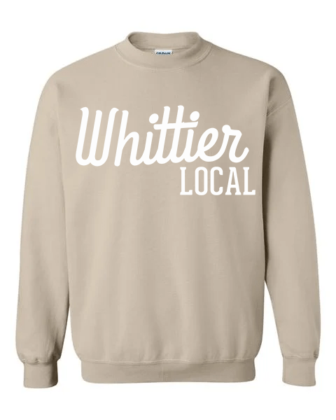 WHITTIER LOCAL Sweatshirt SAND / SMALL Whittier Local Colored Hanes Sweatshirt