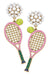 Wilson Tennis Racket Enamel Earrings - LOCAL FIXTURE