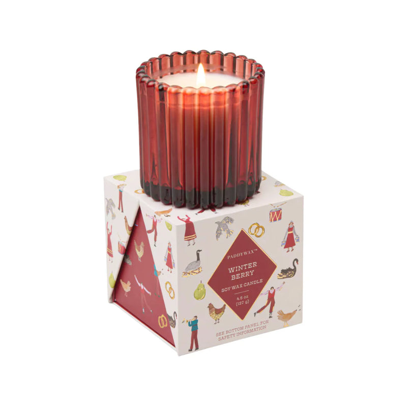 Paddywax Holiday Candle Box | Merry Winter Berry