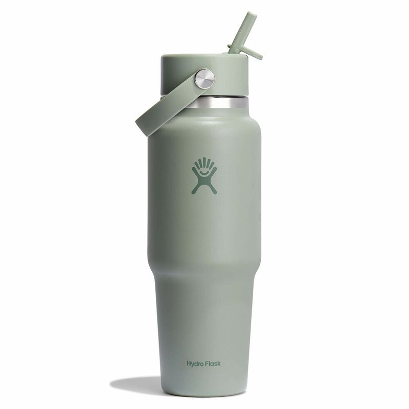 32 OZ WIDE FLEX STRAW TRAVEL BOTTLE | AGAVE