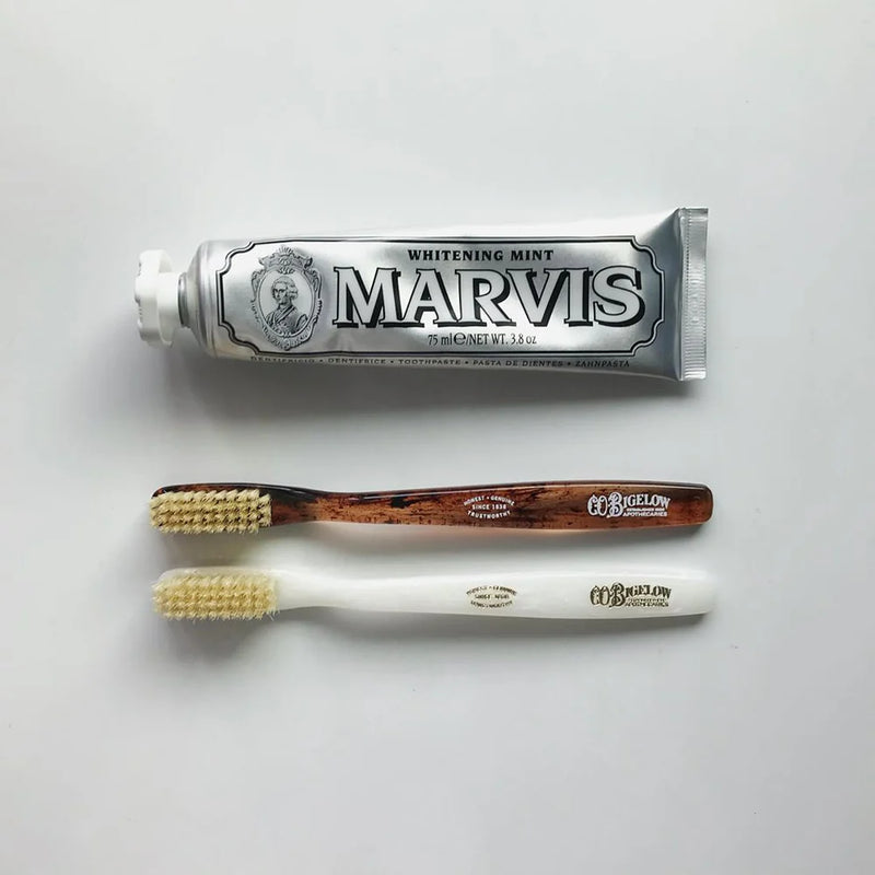 Natural Bristle Toothbrush | Medium Tortoise