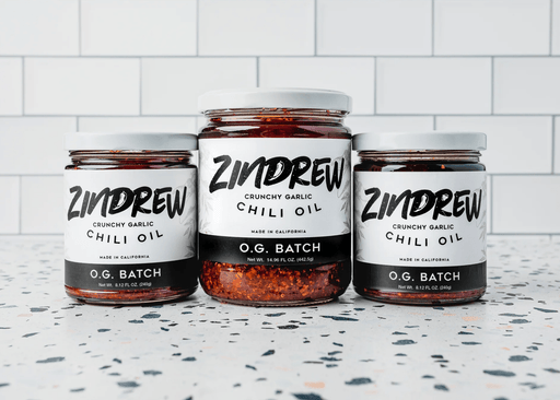 ZINDREW FOOD Zindrew Crunchy Garlic Chili Oil - OG Batch - 8.12oz